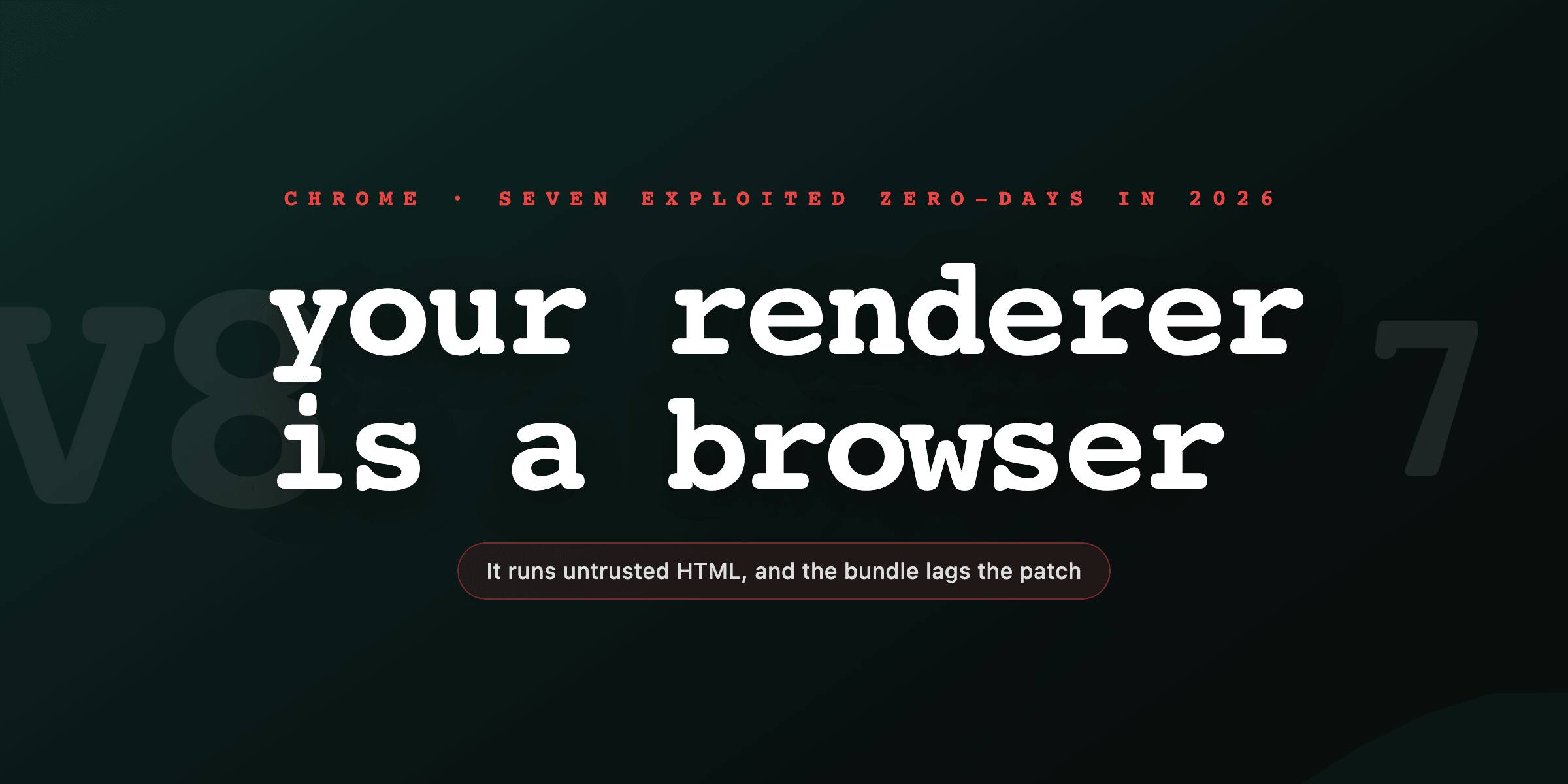 Chrome V8 zero-days in 2026: the threat model of an HTML-to-PDF service