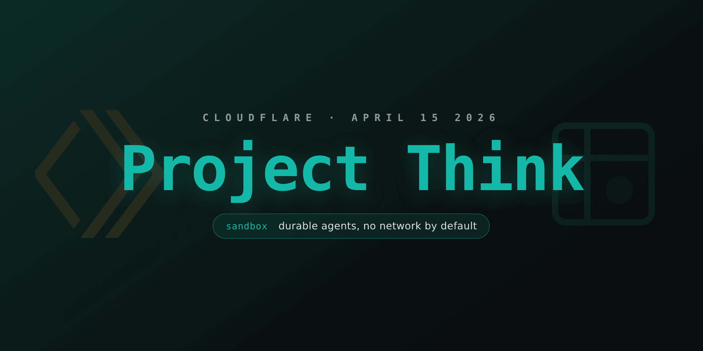 Cloudflare Project Think: can a sandboxed agent generate a PDF?