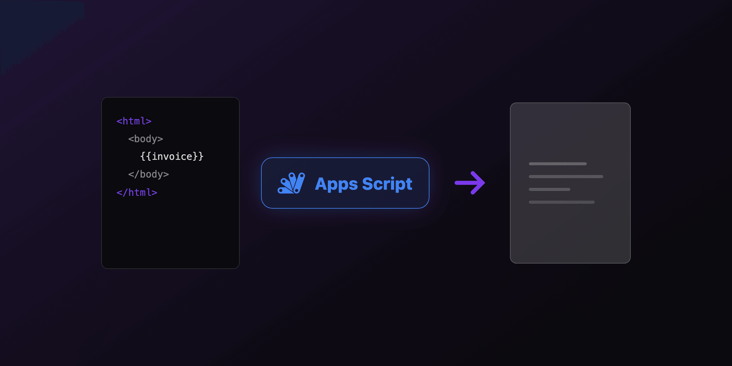 How to generate PDFs with Google Apps Script