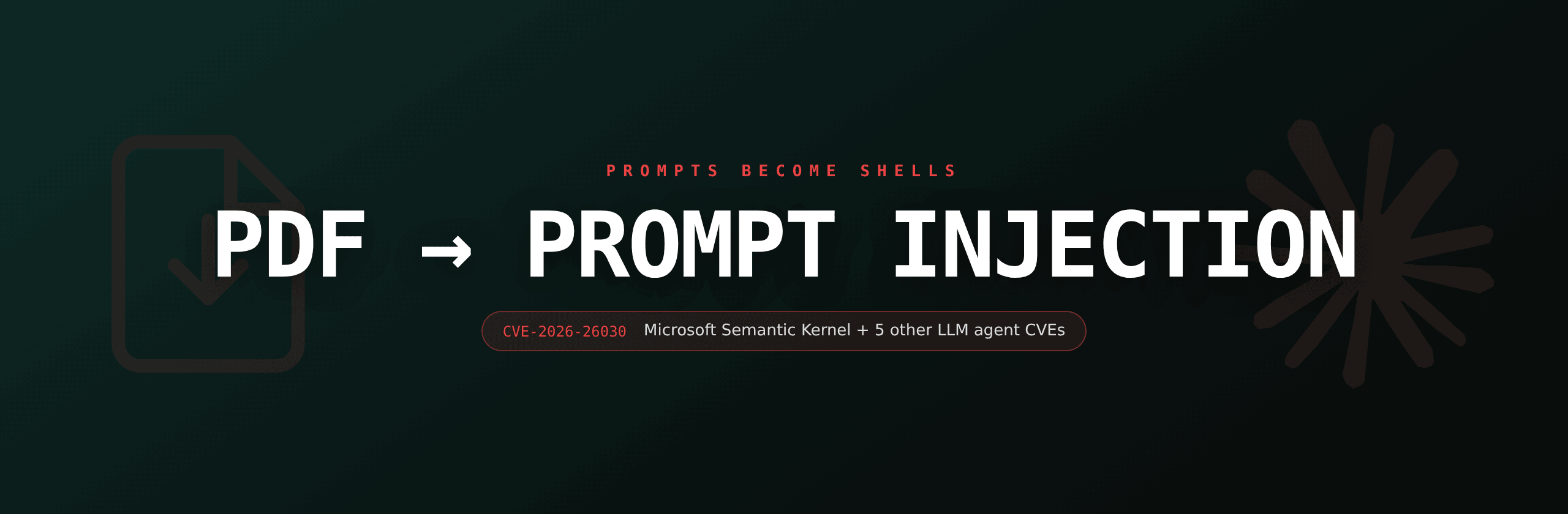 When your invoice PDF executes shell commands: prompt injection defense
