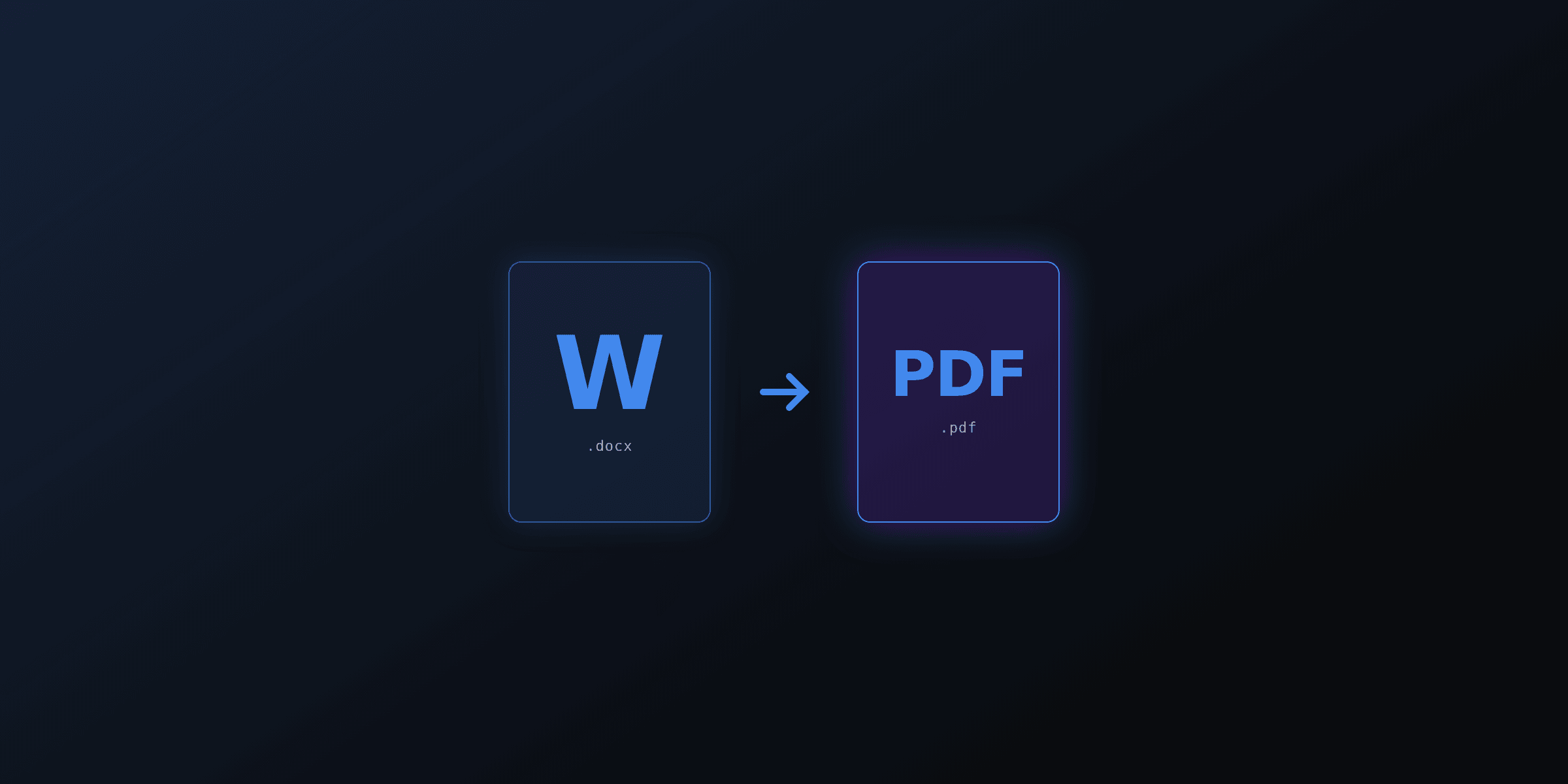 How to convert Word to PDF