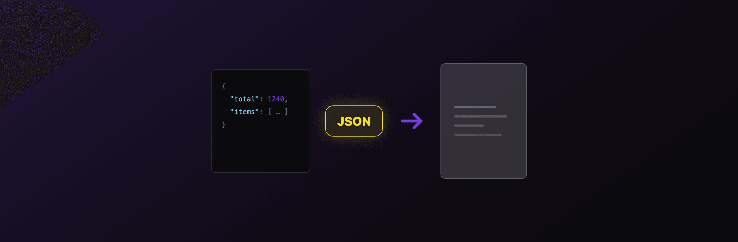 How to generate a PDF from JSON data