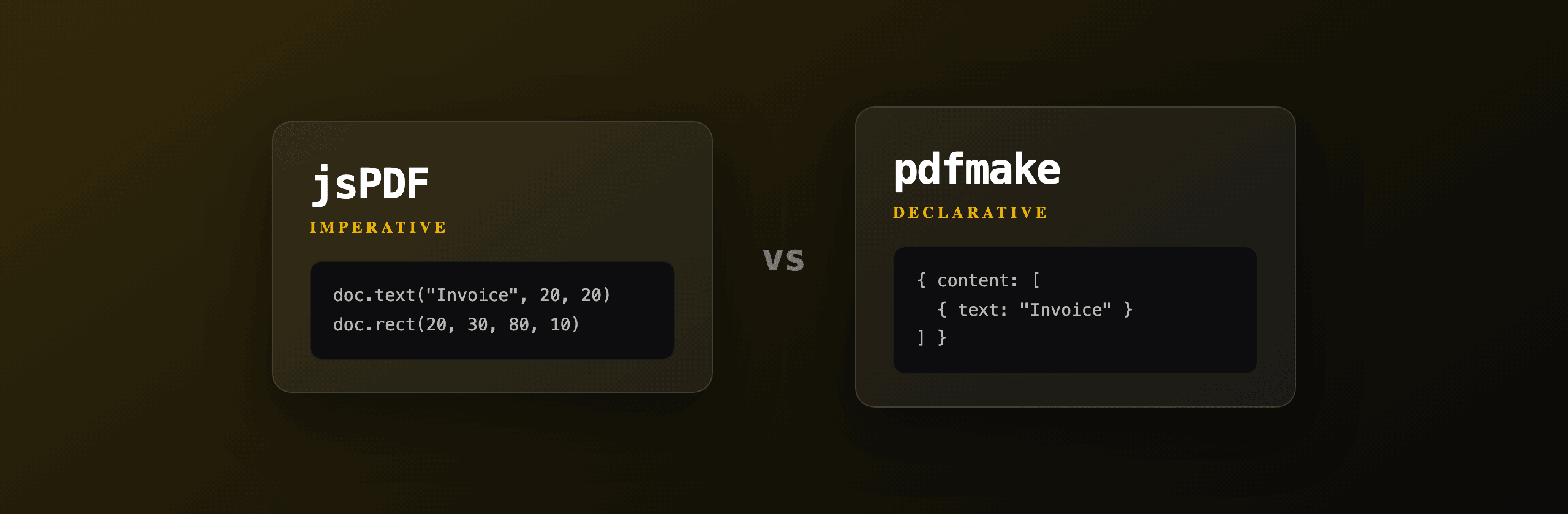 jsPDF vs pdfmake: client-side PDF generation compared (2026)