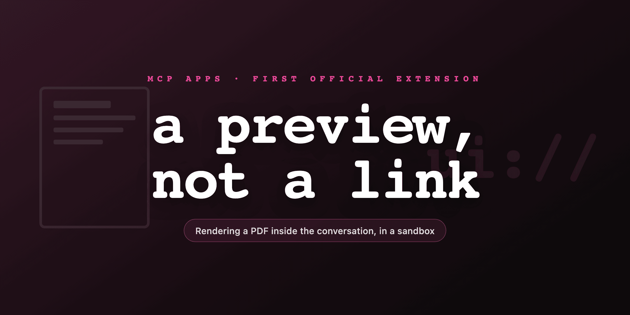 MCP Apps: what an interactive PDF preview inside Claude would look like