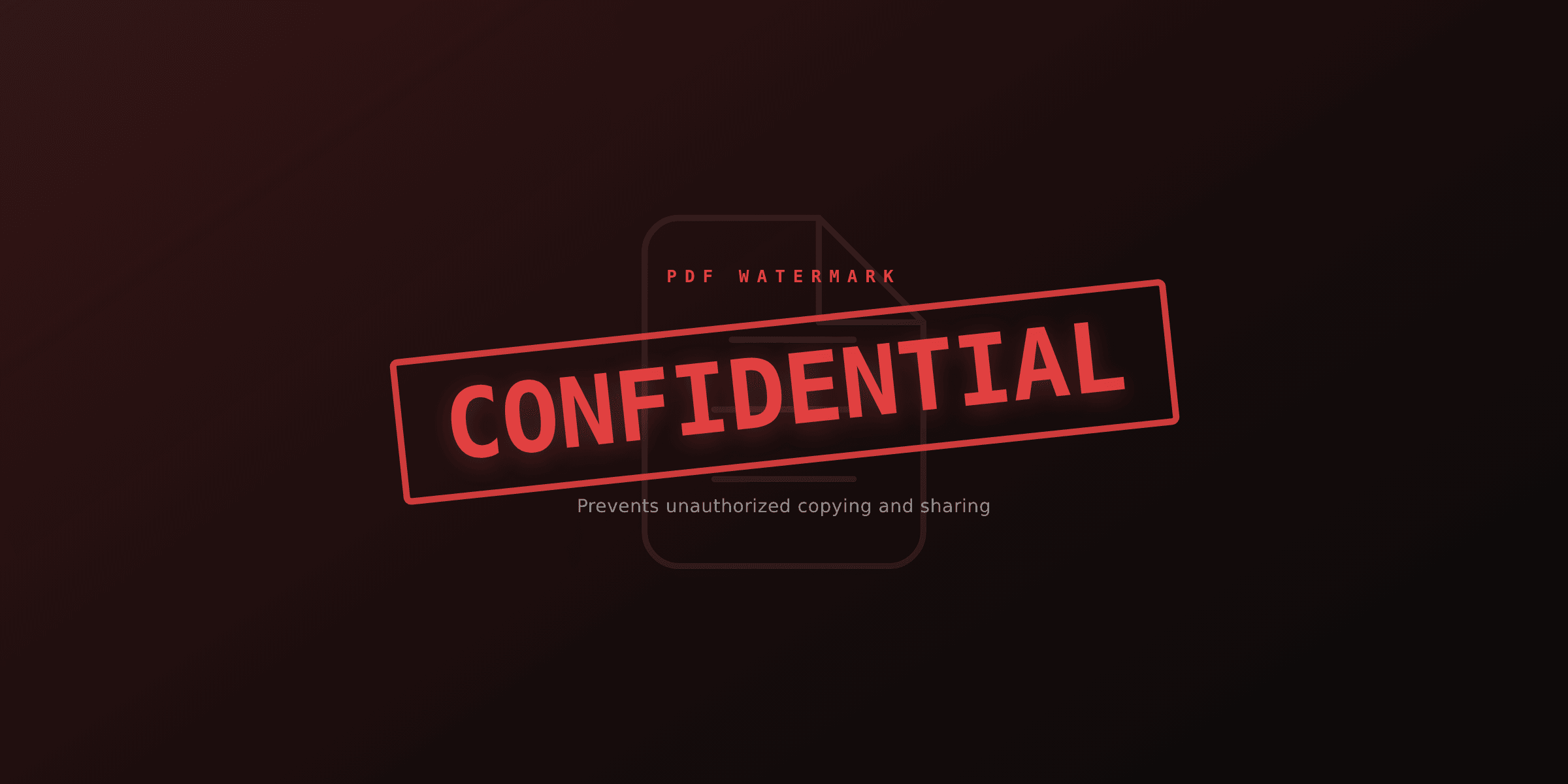 How to watermark a PDF to prevent copying and unauthorized sharing